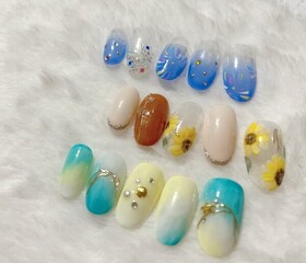 7月の定額デザイン◆hand|nail salon LUAN