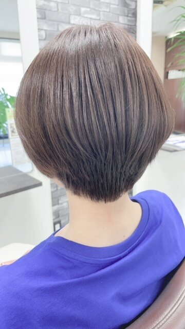 ショートボブ×ナチュラルボブ×ミニボブ 30代40代50代|Hair Make TOP SHAPE