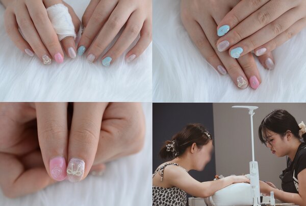 夏ネイル フラッシュマグネット&amp;ワンカラー|Nail Salon Linda