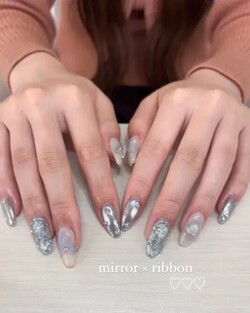 mirror&amp;ribbon