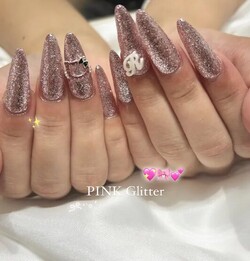 pink glitter