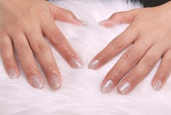 ワンカラー「ラメ」|Nail Salon Linda