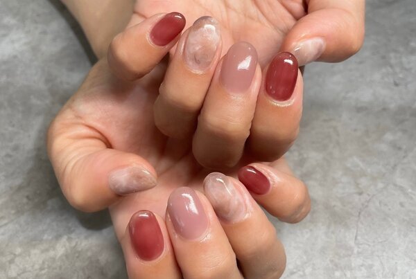 ハンド定額デザイン カラー変更|Nail Salon Linda