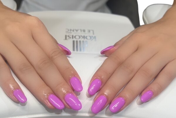 ハンド ワンカラー 「ピンク」|Nail Salon Linda