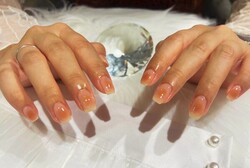 ハンド ワンカラー チークネイル！|Nail Salon Linda