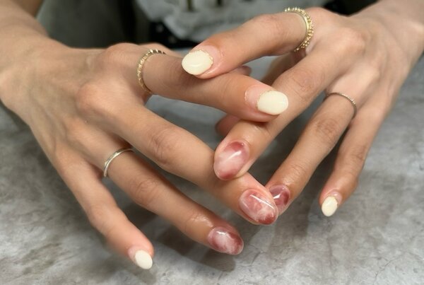 ハンド 定額デザイン 「ニュアンス」|Nail Salon Linda