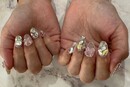 ハンド ライトコース「ラメとパーツできらきら」|Nail Salon Linda