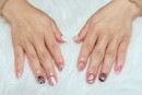 ハンド ミドルコース (90分 アート、ストーン、シールつけ放題) リボン沢山|Nail Salon Linda