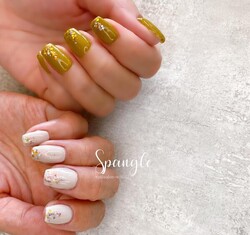 ジェルネイル×ホロストーン|nailsalon×school Spangle