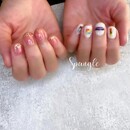 ジェルネイル×ショートも可愛い！|nailsalon×school Spangle