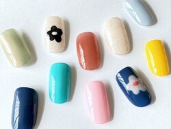 フラワーネイル|NAIL SALON QUILL 小山店