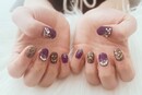 ハンド ミドルコース (90分 アート、ストーン、シールつけ放題) ハロウィンネイル|Nail Salon Linda