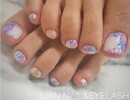 【フット】紫陽花|Lian nail&amp;eyelash salon