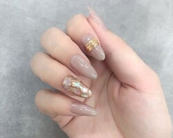 シェル×ミラーアート|Lian nail&amp;eyelash salon