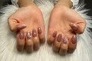 ハンド 定額デザイン「秋ネイル オフィスにも」|Nail Salon Linda