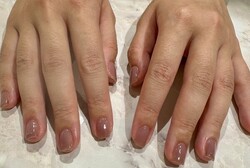 ハンド ワンカラー 「スキンカラー」|Nail Salon Linda