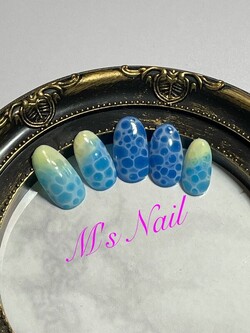 水面ドロップネイル|M&#039;s Nail