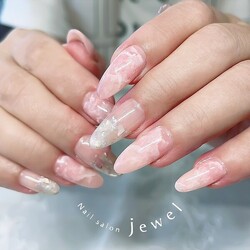 【ハンド】マグネット×シェルネイル|Nailsalon Jewel