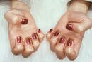 ハンド 定額デザイン「ピンクのオーロラ」|Nail Salon Linda