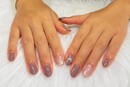 ハンド 定額デザイン「ワンカラーにリボン」|Nail Salon Linda