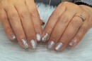 ハンド ワンカラー「シルバーの光沢感」|Nail Salon Linda