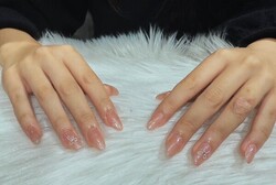 ハンド ワンカラー ＋ 長さだし10本|Nail Salon Linda