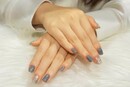 ハンド 定額デザイン「アイスブルーカラーの寒色カラー」|Nail Salon Linda