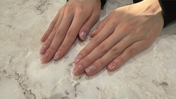 ハンド 定額デザイン 「迷ったけど安定のキレイに見えるスキンカラー」|Nail Salon Linda