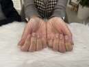 ハンド ライトコース (60分 アート、ストーン、シールつけ放題) 「冬のピンクツイードがいちばんかわいい！！」|Nail Salon Linda