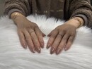 ハンド ラメ・クリアワンカラー ラメザクザク、ワンカラー！|Nail Salon Linda