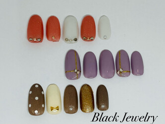 Black jewelry | 武蔵小山のネイルサロン Black jewelry | 武蔵小山のネイルサロン